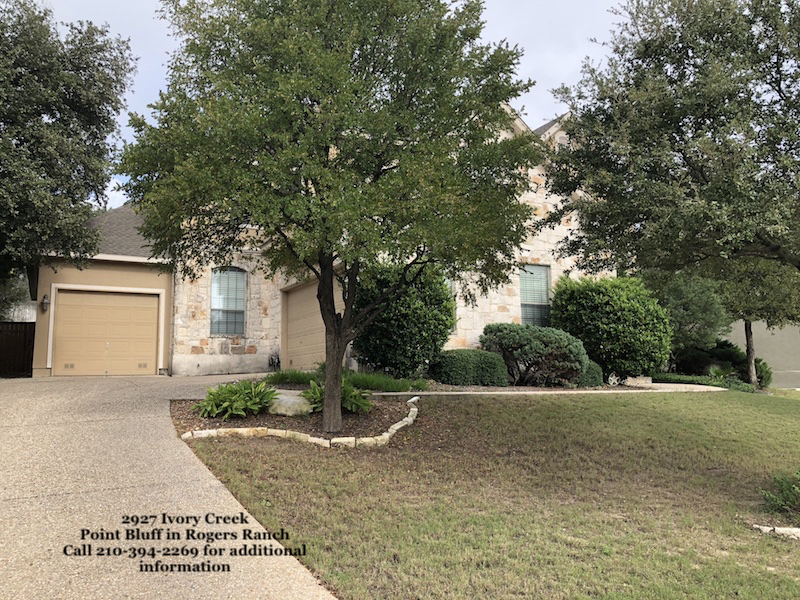 2927 Ivory Creek San Antonio TX 78258 For Sale